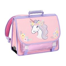 Cartable 38 cm Floral Unicorn - 2 compartiments - Viquel