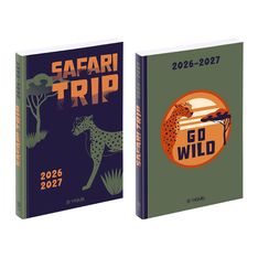 Agenda Safari Trip - 1 jour par page - 12 x 17 cm - Viquel
