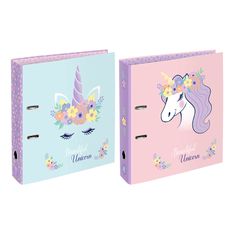 Classeur à levier pelliculé FLORAL UNICORN