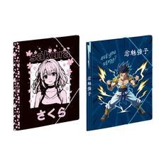Chemise pelliculée à élastiques 3 rabats A4 MANGA