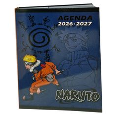 Agenda scolaire Naruto – 12 × 17 cm – Bleu