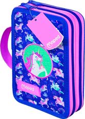 MAPED - Trousse garnie 2 étages - 38 articles - Décor Licorne