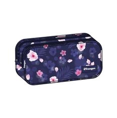 Freegun - Trousse Double Compartiment - Blue Flower