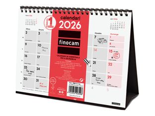 Calendari Neutre de sobretaula per escriure 2026 - Català