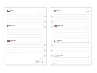 Finocam Open R1093C - Recambio - 2026 - semana vista - 1000 - 155 x 215 mm - 6 orificios