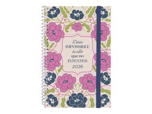 Finocam Design Collection - Agenda - 2026 - semana vista - encuadernado espiral - E5 - 117 x 181 mm - impossible - polipropileno (PP)