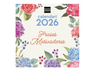 Finocam - Calendario - pared - 2026 - motivational phrases - un mes vista - 300 x 300 mm - fecha