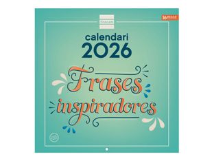 Finocam - Calendario - pared - 2026 - inspirational phrases - un mes vista - 300 x 300 mm - fecha