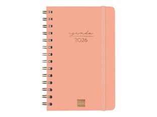 Agenda anual espiral Trendy Alma E5 SVH Coral - Català