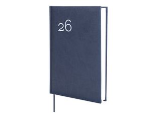 Finocam Dynamic Milano - Agenda - 2026 - día página - Y10 - 140 x 204 mm - azul - cartón espumado, poliuretano (PU)