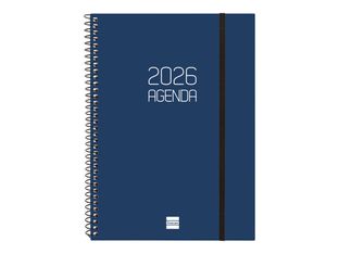 Agenda anual Basics Opaque E11 SVV 2026 Blau - Català
