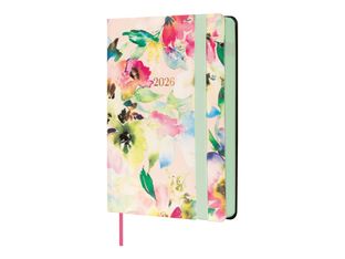 Finocam Flexi Joy - Agenda - 2026 - día página - F2 - 82 x 127 mm - flores - poliuretano (PU)
