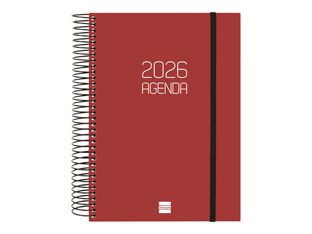 Agenda anual Basics Opaque E10 1DP 2026 Bordeus - Català