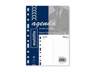 Finocam Multifin - Recambio anual - 2026 - día página - 3002 - 155 x 215 mm - 11 agujeros