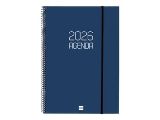 Agenda anual Basics Opaque E40 SVH 2026 Blau - Català