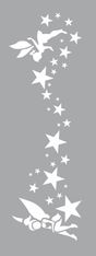 Graine Creative - Pochoir fées - déco - 15 x 40 cm