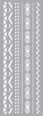 Graine Creative - Pochoir péruvien - déco - 15 x 40 cm
