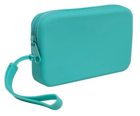 Exacompta Pochette Silicone Titane 15×9×2,5 cm – Couleurs Assorties