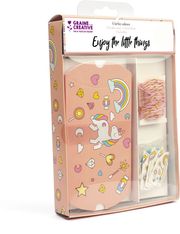 Graine Créative - Kit 6 boîtes cadeaux Licorne - 12 × 7 cm - ficelle et 12 étiquettes