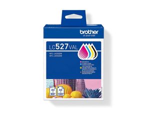 Brother LC527 - Pack de 4 - noir, cyan, magenta, jaune - cartouche d'encre originale