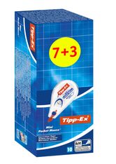 BIC Tipp-Ex - Ruban correcteur Mini Pocket Mouse 7+3 - 6 m x 5 mm