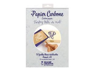 Graine Creative - Papier carbone - A4 - 50 feuilles - bleu