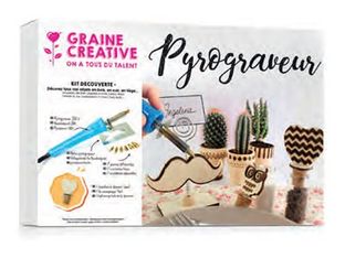 Graine Creative - kit découverte de pyrogravure