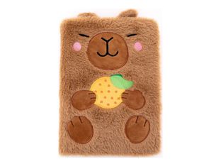 Mr. Wonderful - Cuaderno - cosido - A5 (148 x 210 mm) - 80 hojas / 160 páginas - blanco - capybara - poliéster, felpa