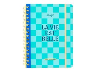 Mr. Wonderful Basic - Diario/agenda - 2026 - semana vista - encuadernado de alambre - 156 x 221 mm - 160 páginas - La vie est belle