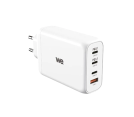 WE - Chargeur secteur - 140W - 1 USB A + 3 USB C -blanc