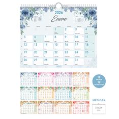 Calendario de pared Vintage 2026