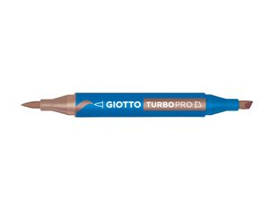 Giotto - Feutre double pointe marron