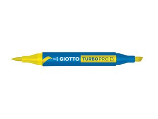Giotto - Feutre double pointe jaune