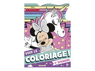 Minnie Licorne - Vive le coloriage ! + stickers - Disney Minnie - Livre à colorier