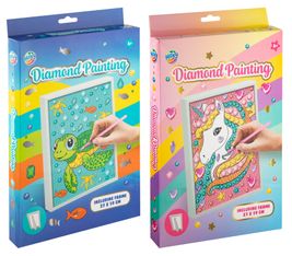 Cadre Diamond Painting 27x19cm - différents modèles