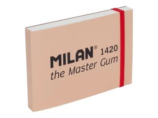 Milan 1420 Master Gum - Bloc acuarela - A6 (105 x 148 mm) - 30 hojas - 300gr - blanco natural