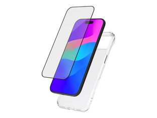 BIGBEN Connected - 2 en 1 - coque de protection avec verre trempé 2,5D pour iPhone Air - transparent 