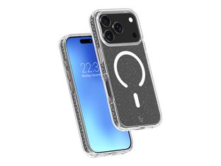 Force Case Air Xtrem - Coque de protection pour iPhone 17 Pro Max - transparent avec paillettes 