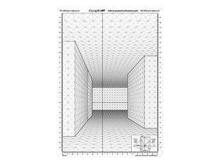 GRAPH'IT Grille De Perspective Multi-Usage - Grille de perspective - rue - A4 (210 x 297 mm) - plastique