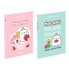  Agenda Scolaire Molang – 12 x 17 cm – Assorti – Viquel