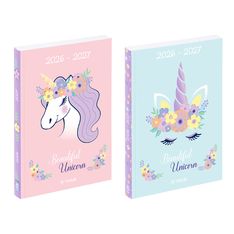 Agenda Licorne – 12 x 17 cm – Assorti – Viquel