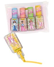 Surligneur Barbie (forme flacon vernis à ongle)