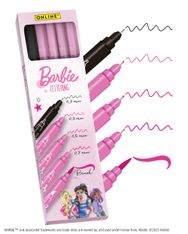 Barbie Lettering Set Pink/Black