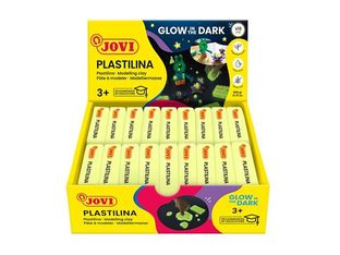 JOVI Plastilina - Arcilla de modelado - fosforescente (paquete de 18)