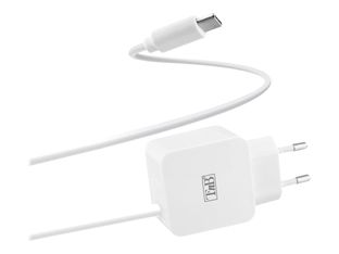 T'nB - Adaptateur secteur - câble intégré - 12 W - 2.4 A - Fast Charge (USB-C)