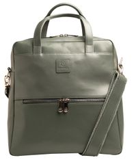 Exacompta Exactive - Sac à dos ordinateur - Cuir - gris