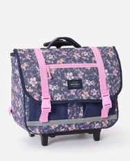 RIP CURL – Cartable à roulettes Navy Pink – 2 compartiments – 41 × 38 × 21 cm