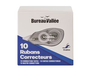 Bureau Vallée – 10 rubans correcteur 5mm x 10m