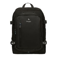 Sac à dos Multipoche James - 44 cm - 1 compartiment - noir - Biopic