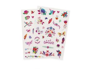 LEGAMI Wonderland - Tatouage temporaire - 50 pièces - fleurs